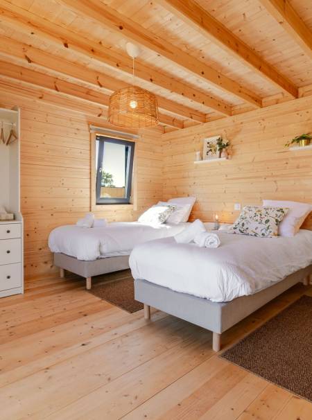 Chambre - Lodge 4- Les Lodges d'Opale