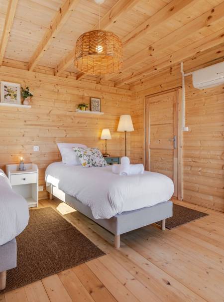 Chambre - Lodge 4 - Les Lodges d'Opale