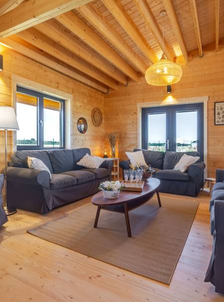 Salon - Grand gîte - Les Lodges d'Opale