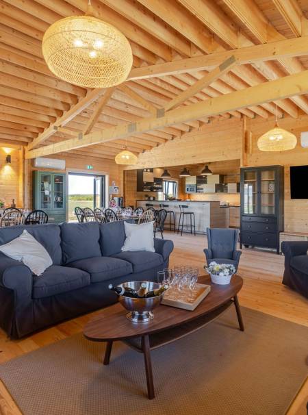 Salon - Grand gîte - Les Lodges d'Opale